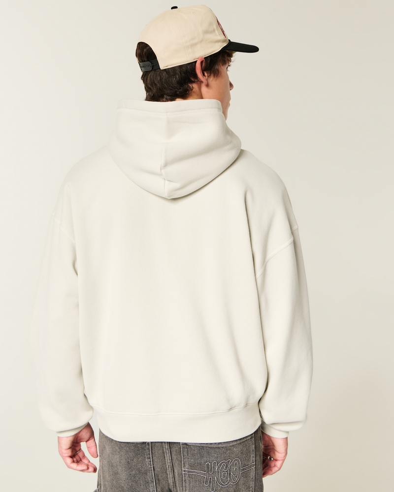 Baggy Cinch Star Applique Hoodie