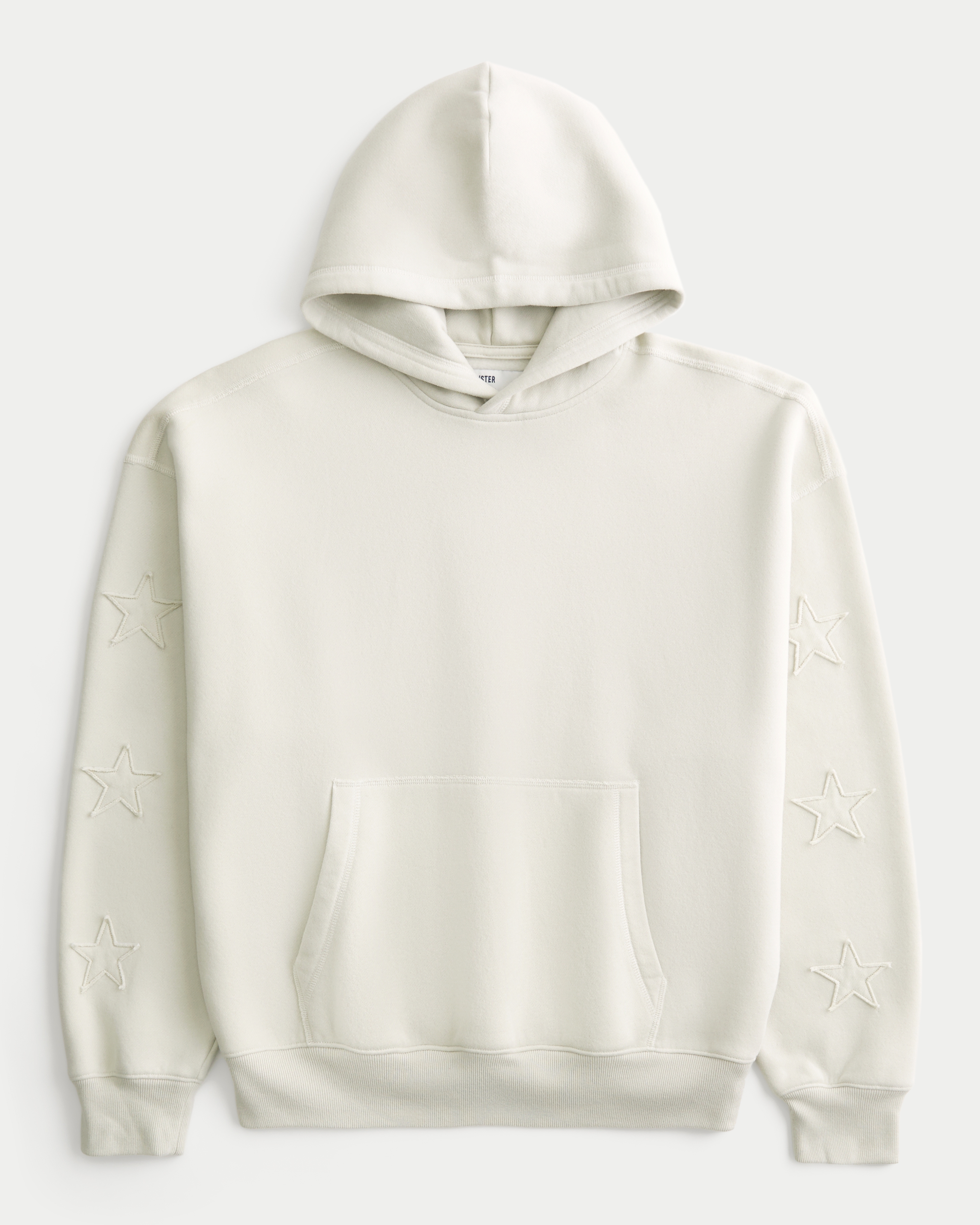 Baggy Cinch Star Applique Hoodie