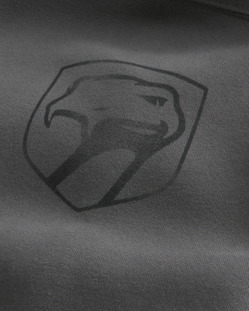 Boxy Dodge Viper Graphic Zip-Up Hoodie