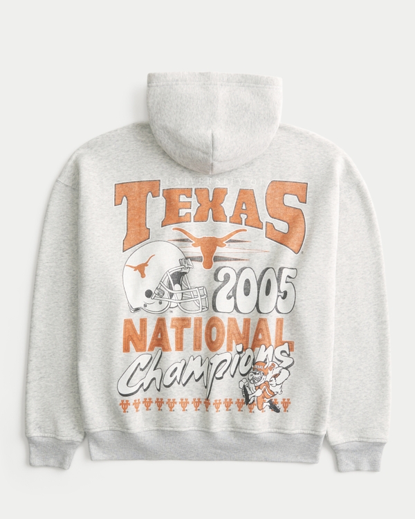 Boxy University of Texas at Austin Longhorns Graphic Hoodie