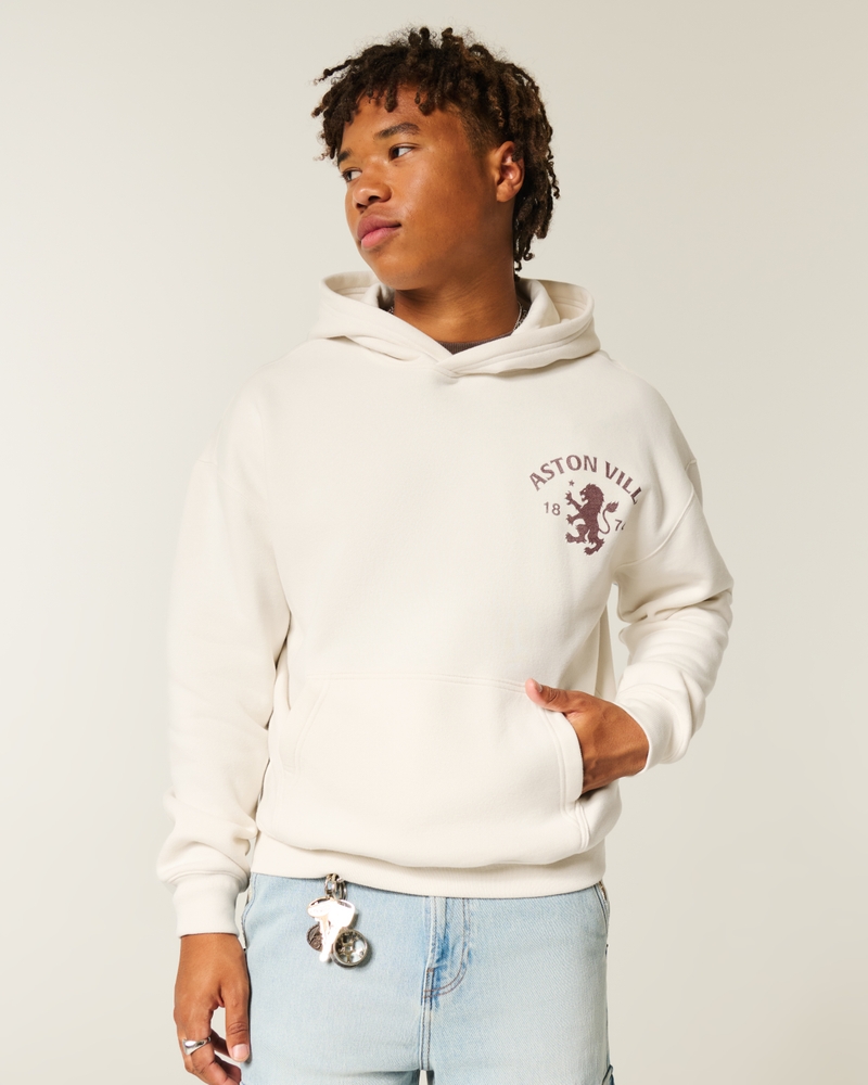 Relaxed Manchester City Graphic Hoodie