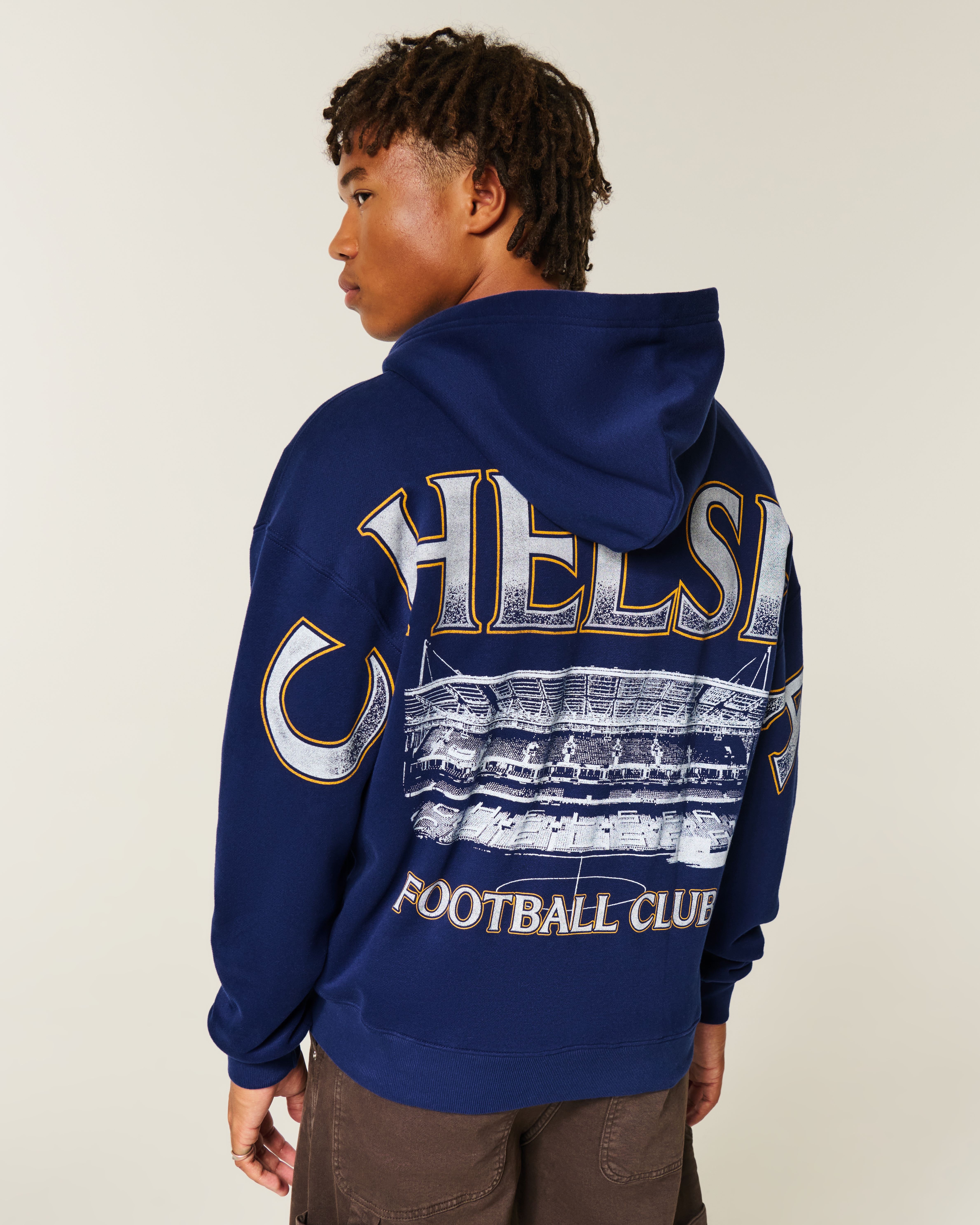 Hollister Chelsea Football Club Graphic Zip-Up Hoodie | Liberty Center