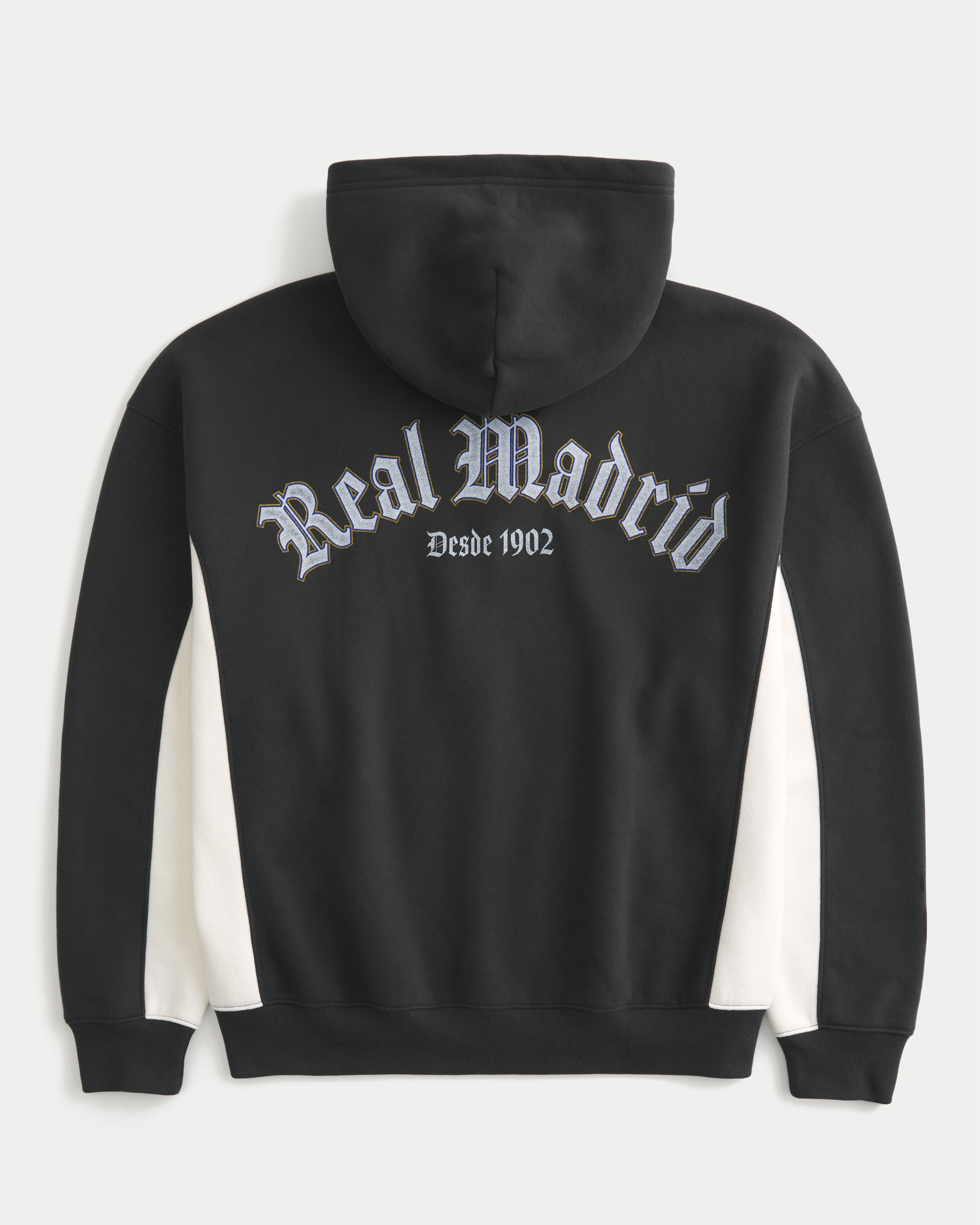 Boxy Real Madrid CF Graphic Zip-Up Hoodie