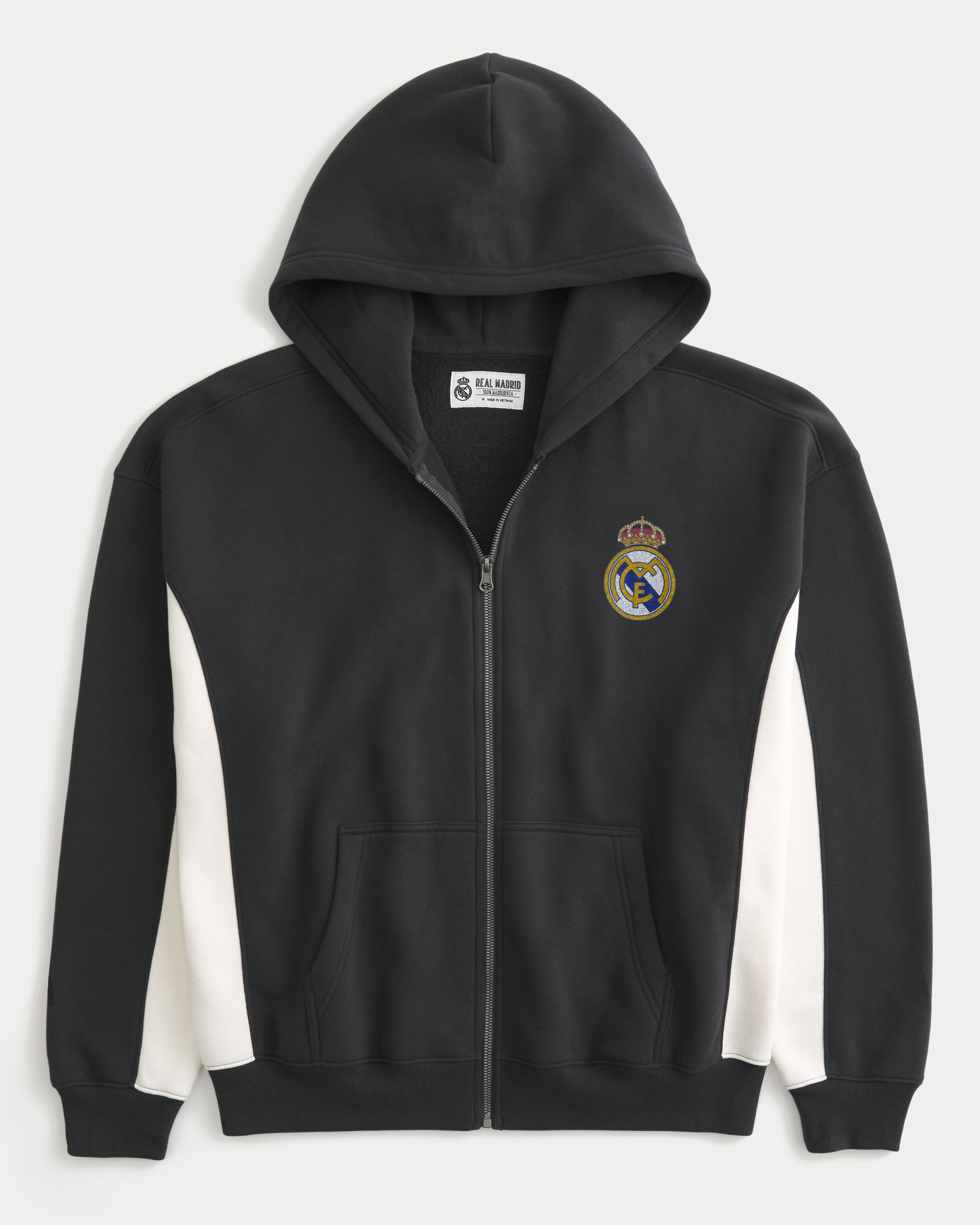 Boxy Real Madrid CF Graphic Zip-Up Hoodie