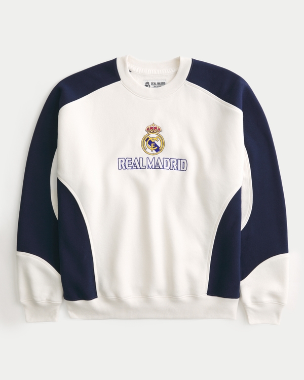 Boxy Real Madrid CF Graphic Crew Sweatshirt