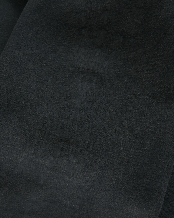 Boxy Zip-Up Spider Graphic Hoodie