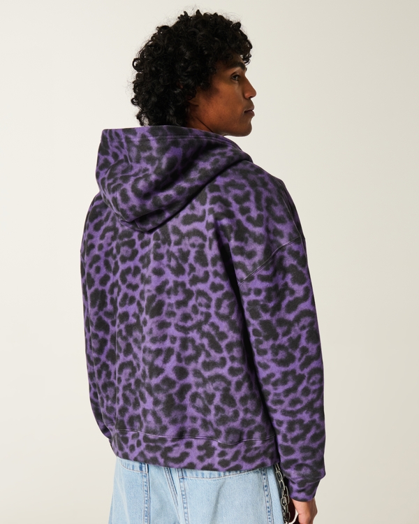 Hollister x Taco Bell Boxy Graphic Zip-Up Hoodie