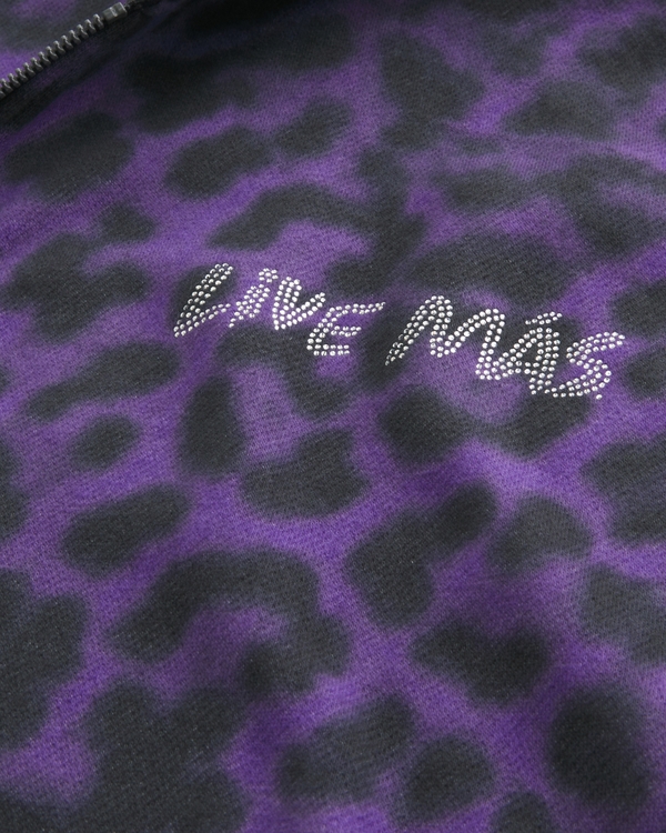 Hollister x Taco Bell Boxy Graphic Zip-Up Hoodie