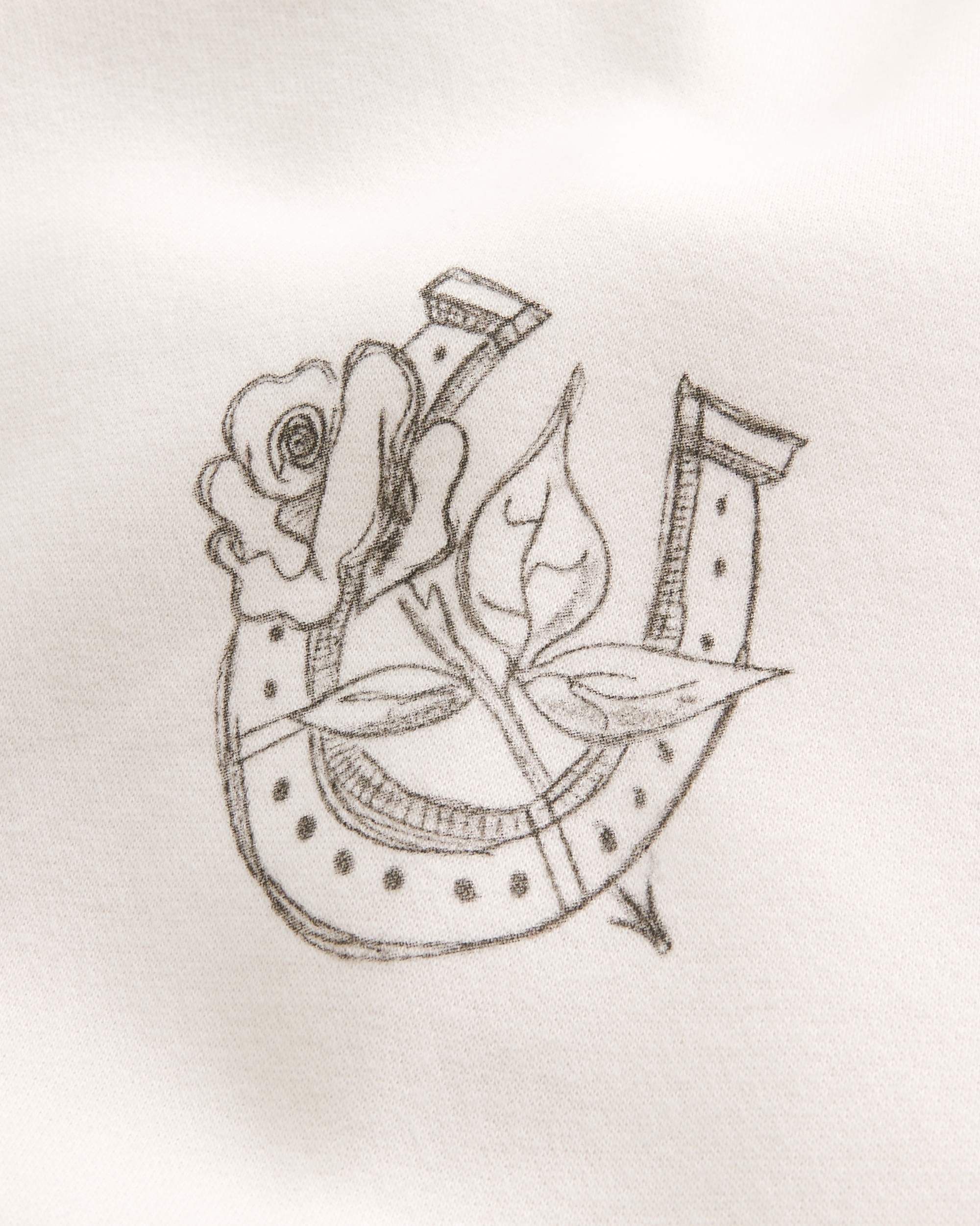 Rectangle Fit Los Angeles Graphic Zip-Up Hoodie