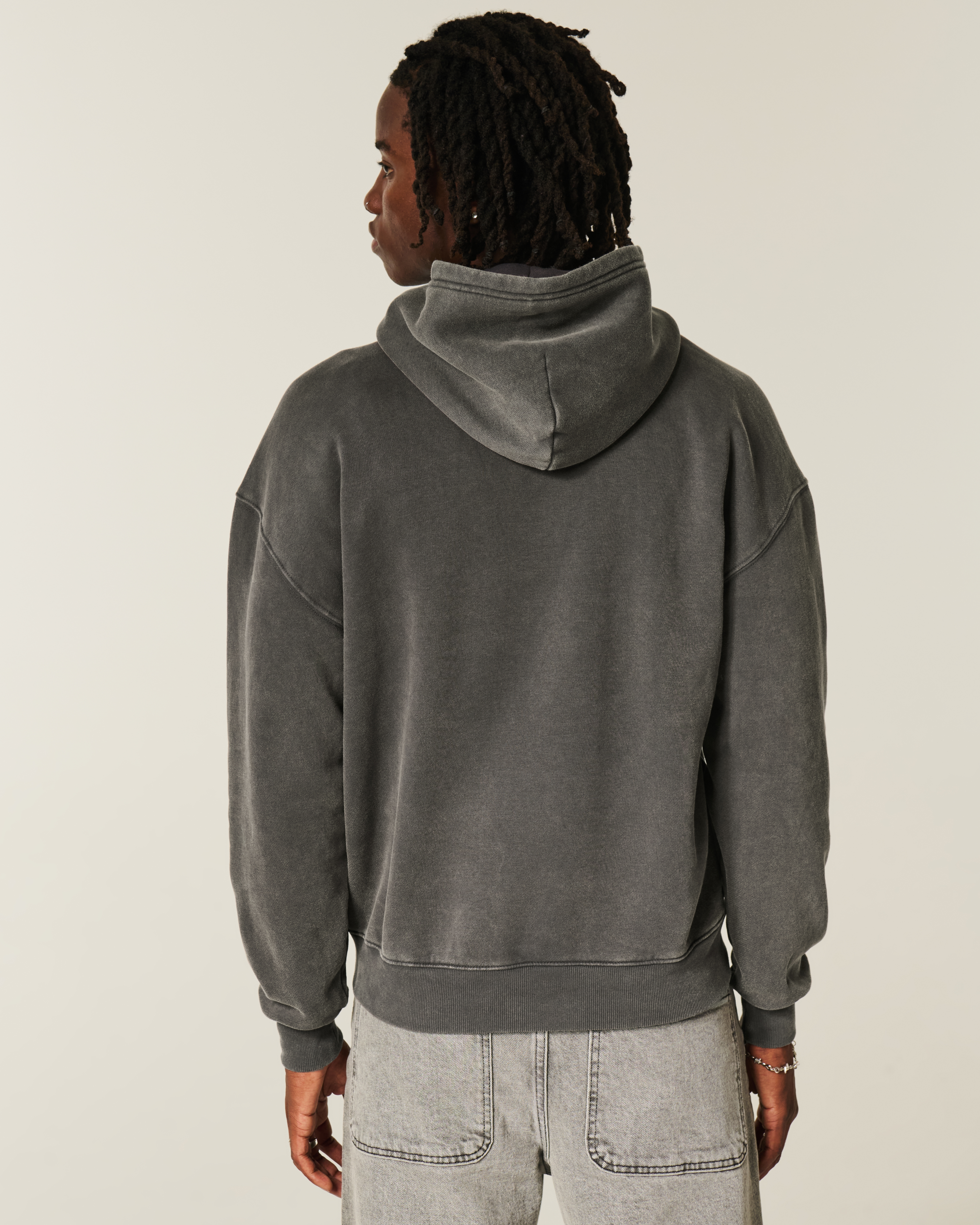 Boxy Forest Hills Athletics Graphic Hoodie