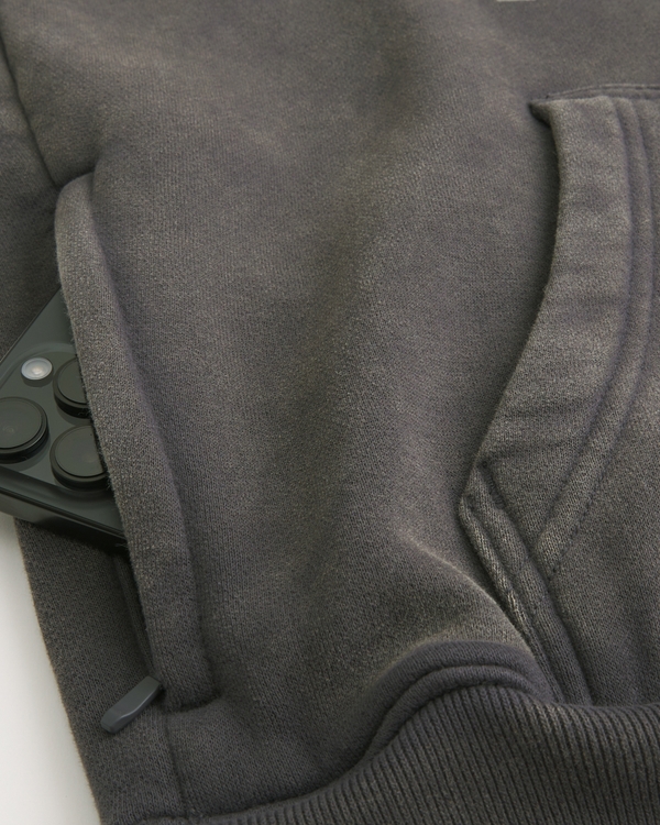 Boxy Forest Hills Athletics Graphic Hoodie