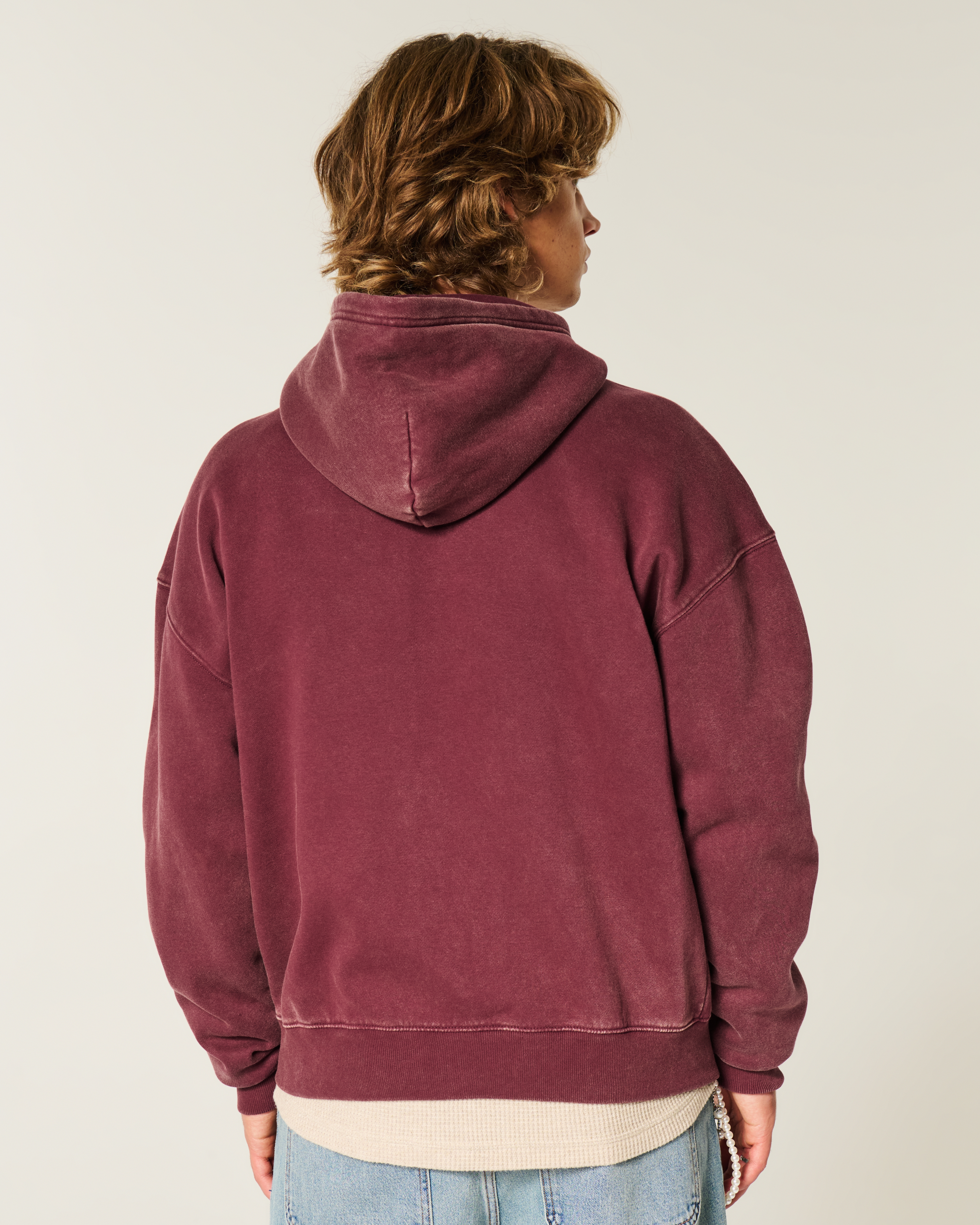 Boxy Zip-Up South Lake Panthers Graphic Hoodie