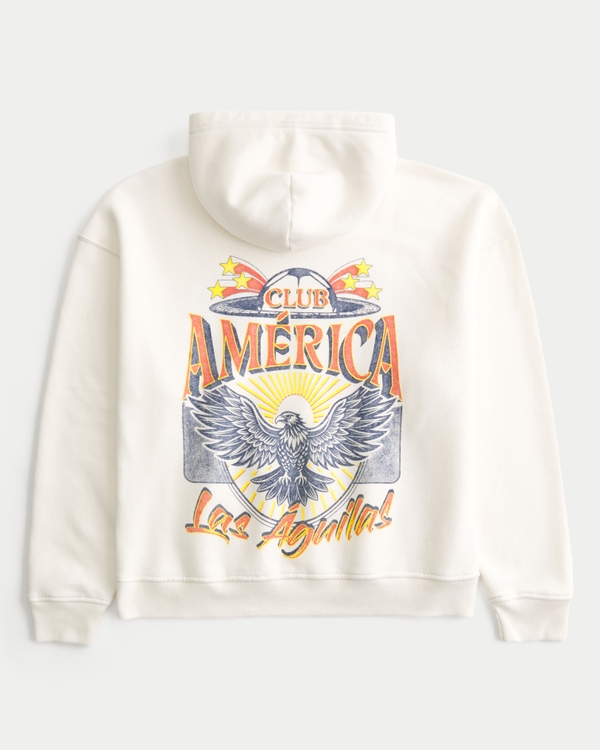 Boxy Club América Las Águillas Graphic Hoodie