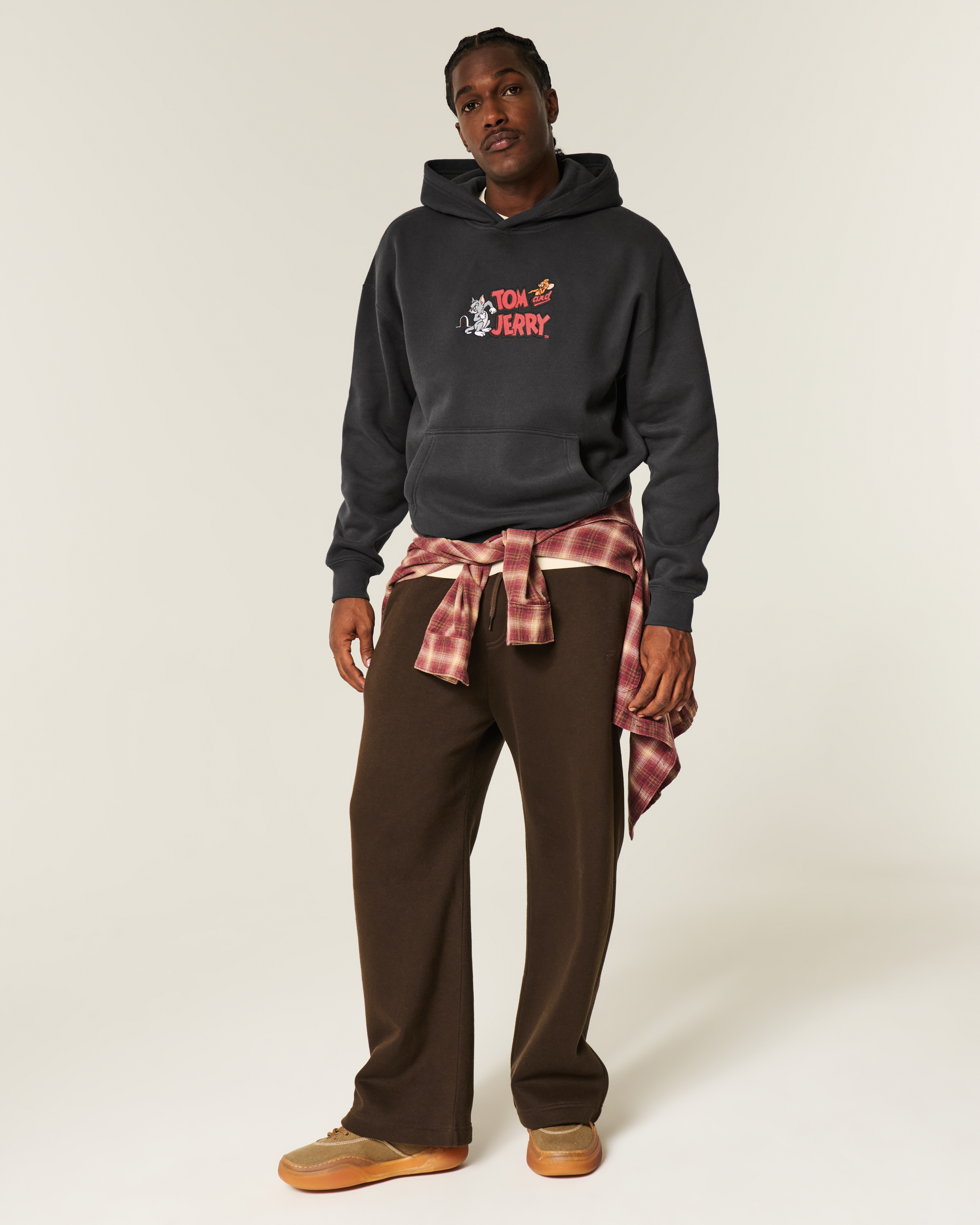 Hollister Boxy Tom and Jerry Graphic Hoodie | Liberty Center