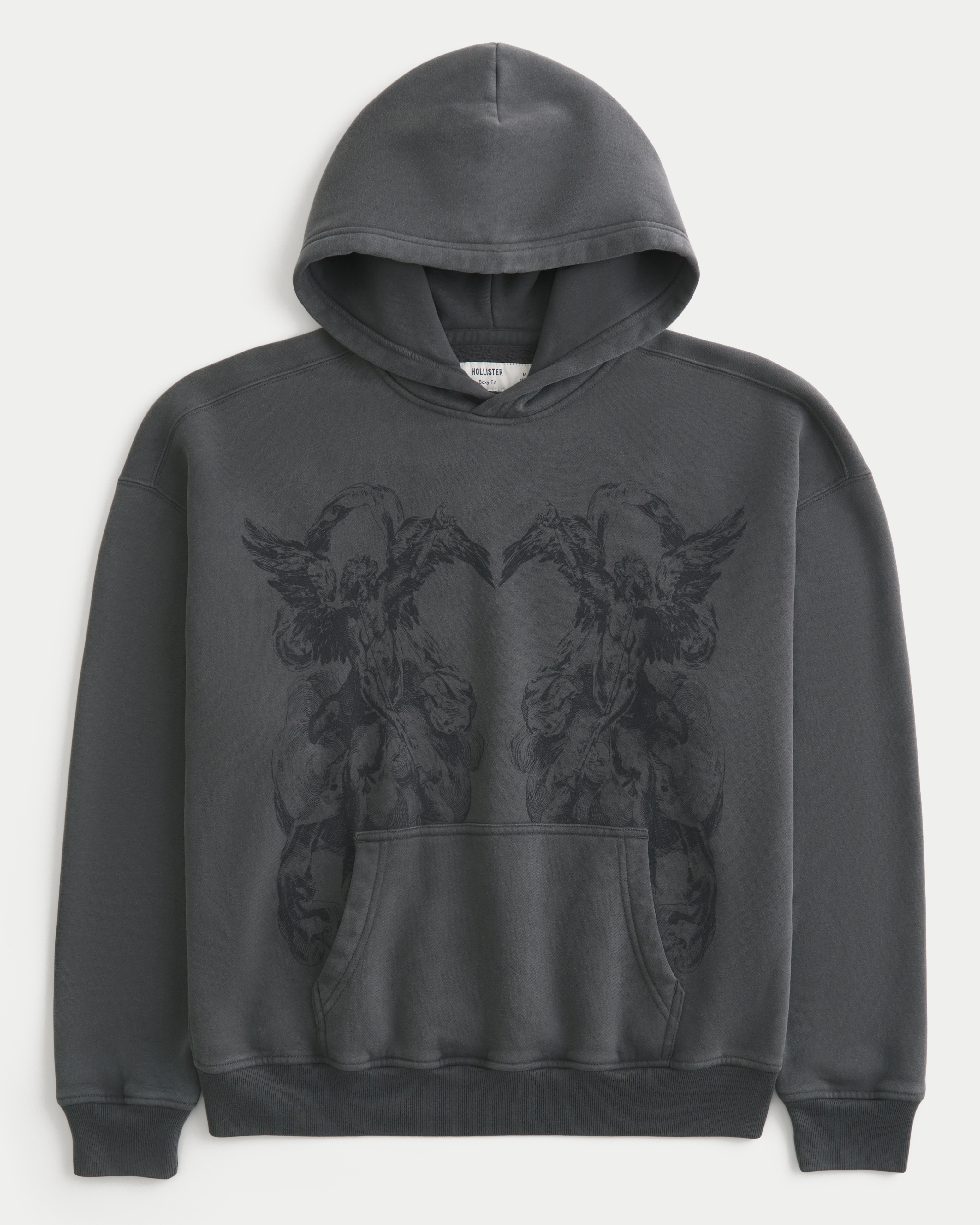 Boxy Graphic Hoodie