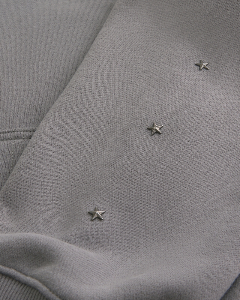 Boxy Star Detail Hoodie