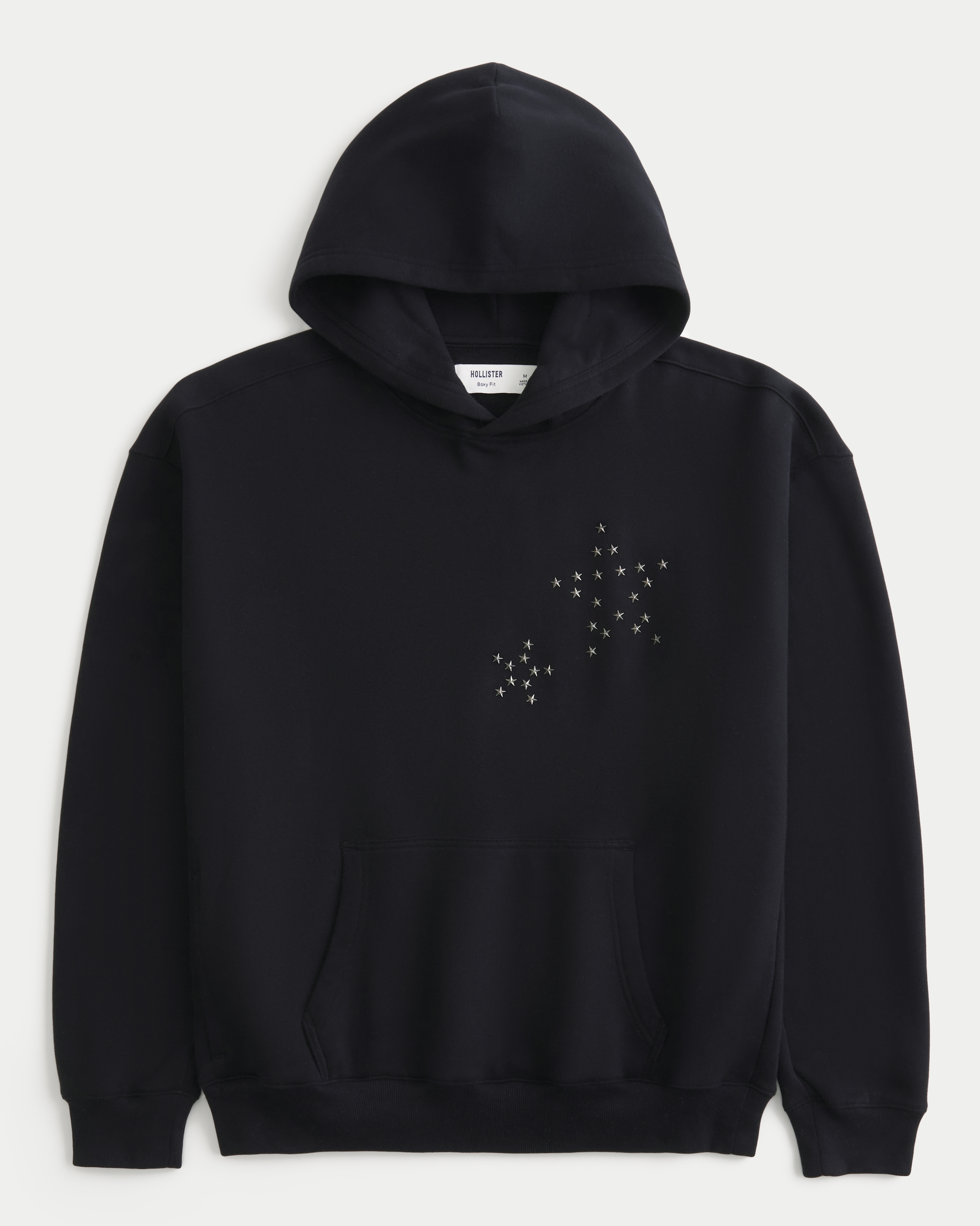 Boxy Star Detail Hoodie