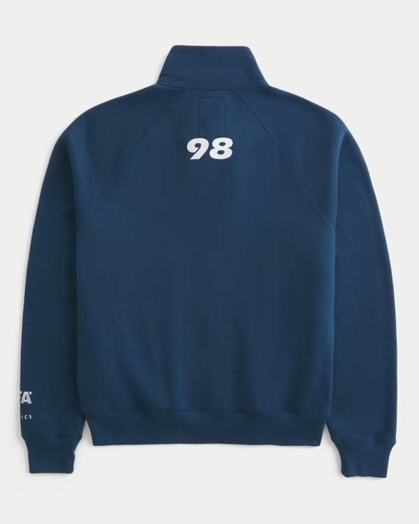 1998 FIFA World Cup France Graphic Fleece Track Jacket, Navy view 1