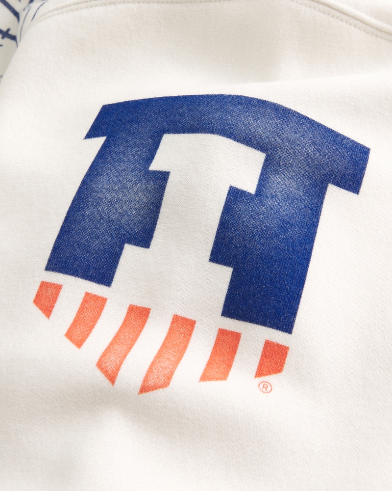 Boxy University of Illinois Fighting Illini Graphic Hoodie
