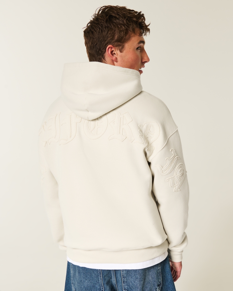 Boxy Los Angeles California Graphic Hoodie