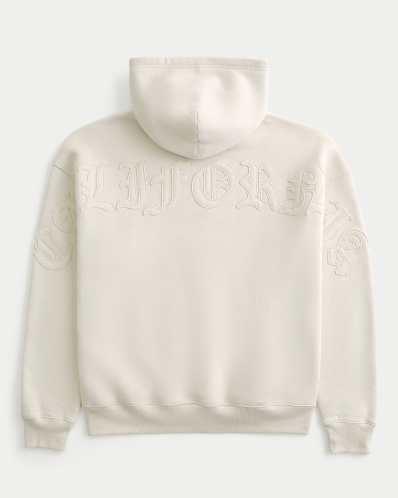 Boxy Los Angeles California Graphic Hoodie