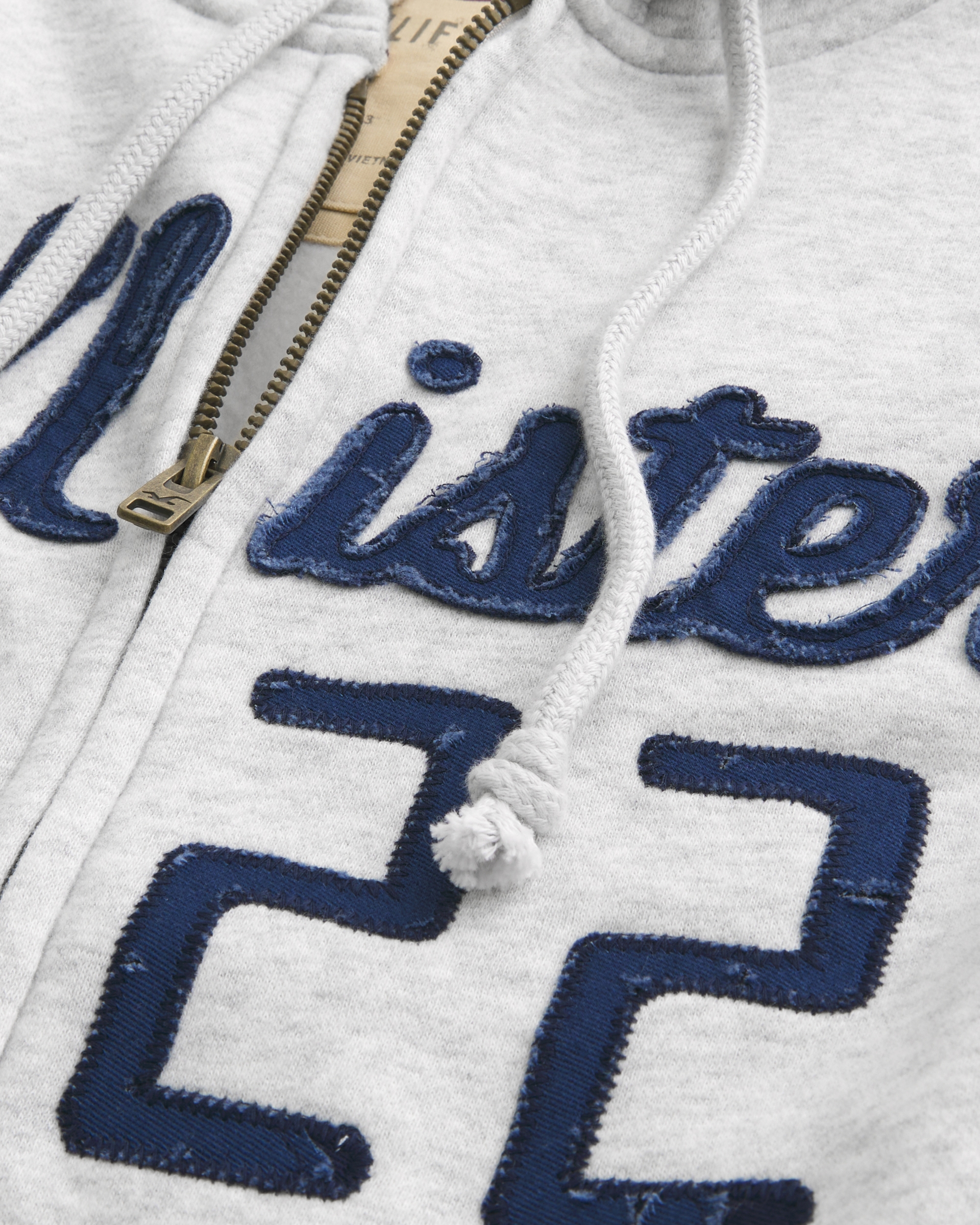 Vault Release Zip-Up Logo Graphic Hoodie