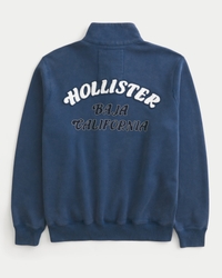 Vault Release Fleece Logo Graphic Henley