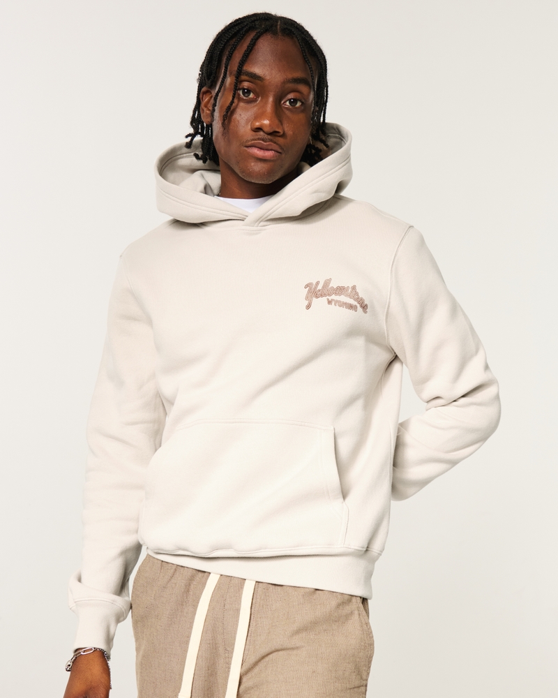 Boxy Hollywood Graphic Hoodie