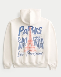 Boxy Paris Saint-Germain F.C. Graphic Hoodie