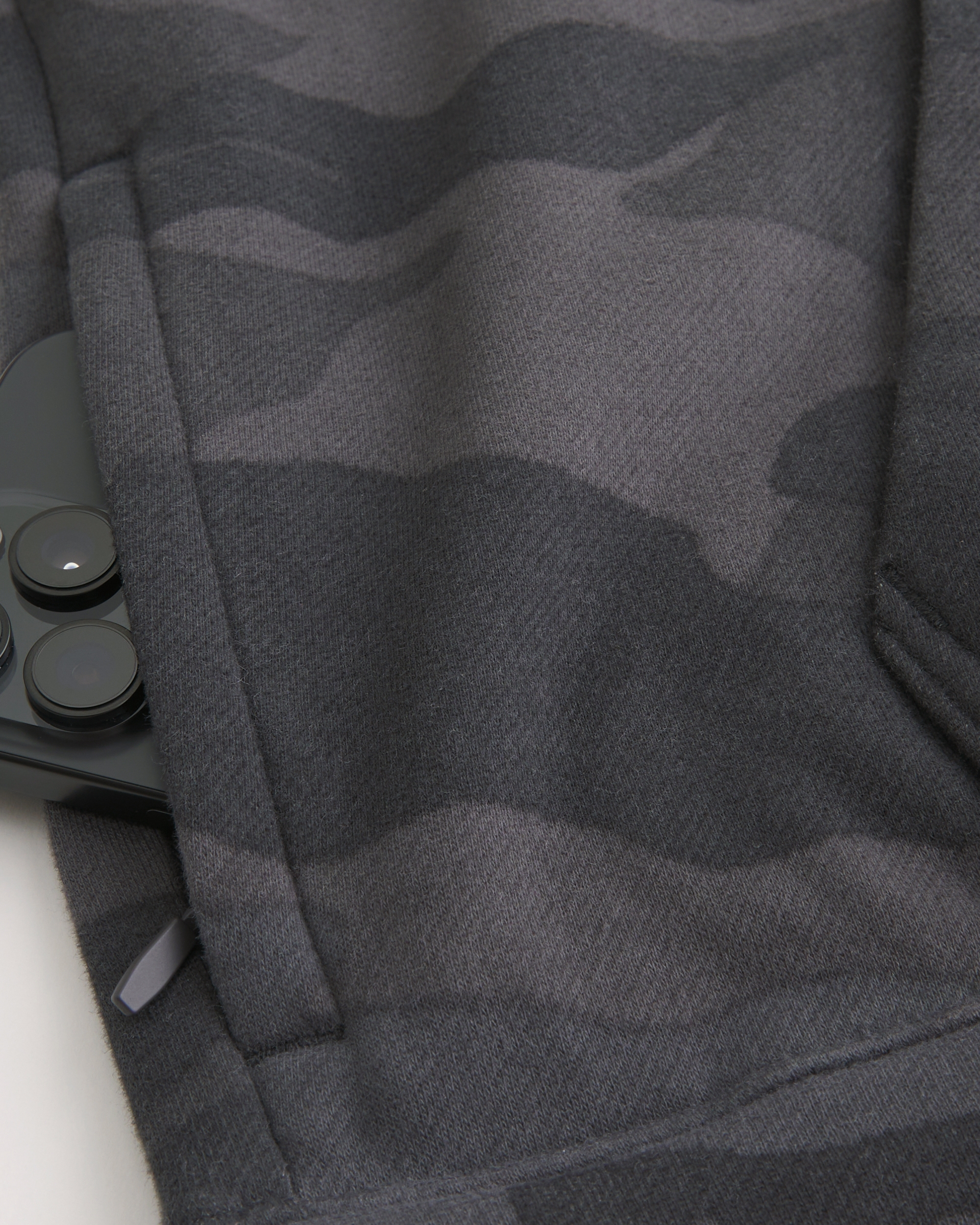 Boxy Snakeskin Print Hoodie