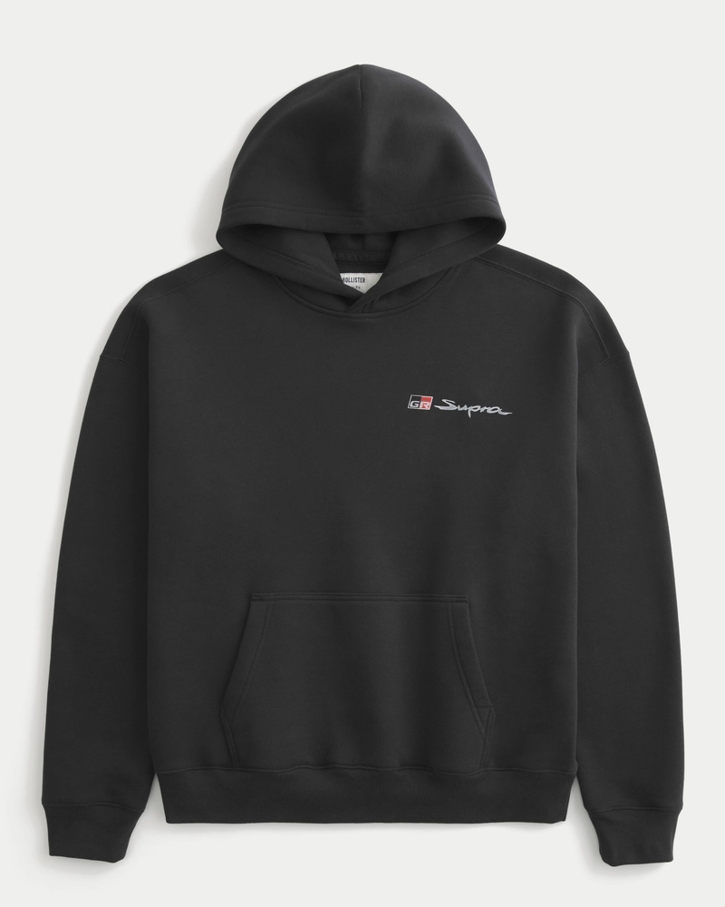 Boxy Toyota Supra Graphic Hoodie