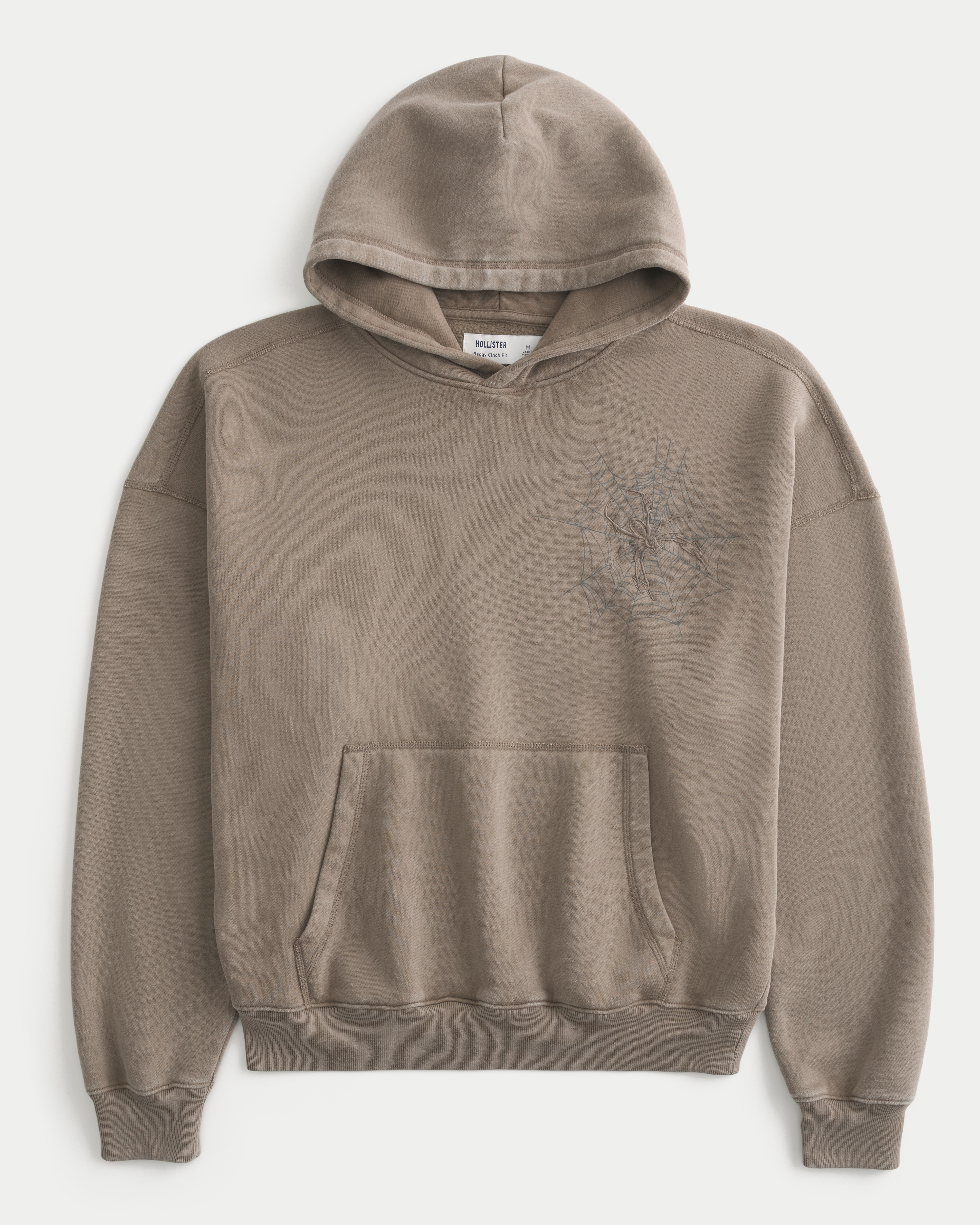 Baggy Cinch Spider Graphic Hoodie