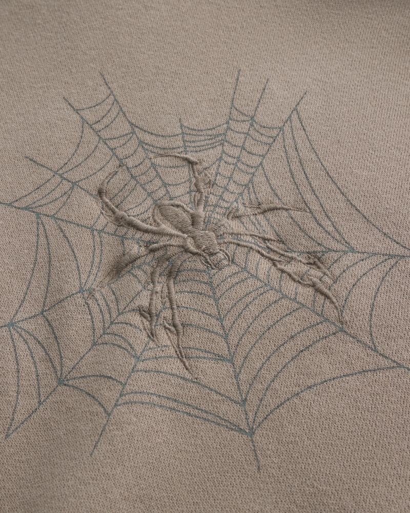 Baggy Cinch Spider Graphic Hoodie