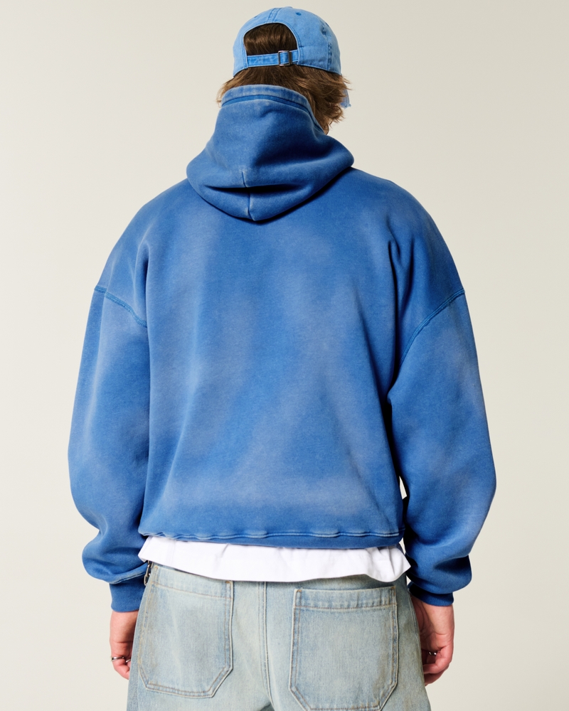 Baggy Cinch Washed Forest Hills Graphic Hoodie