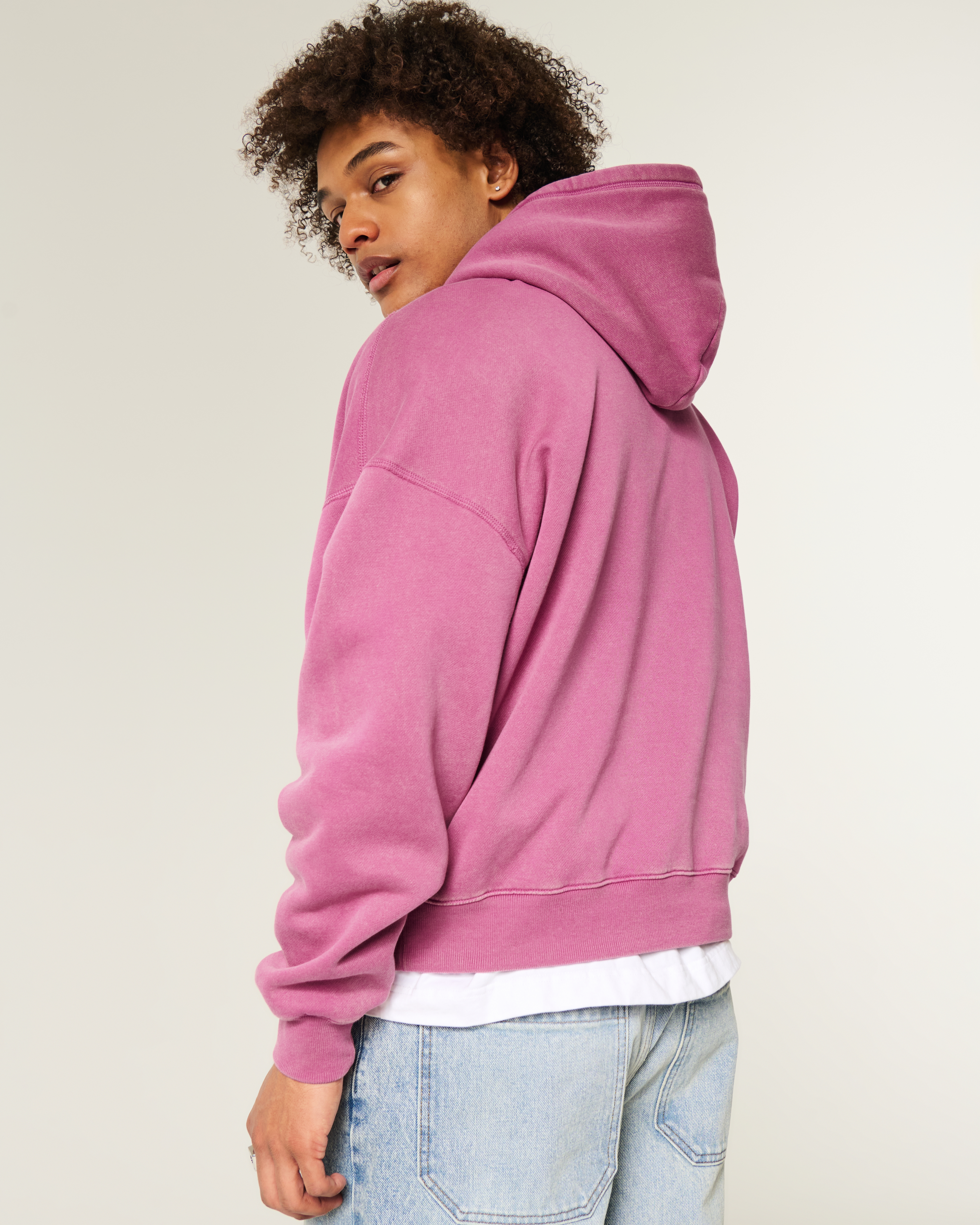 Men's Baggy Cinch Paint Splatter Hoodie | Men's Sale