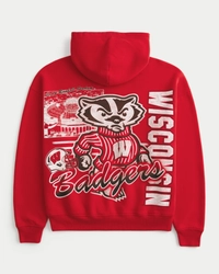 Wisconsin Badgers Graphic Hoodie