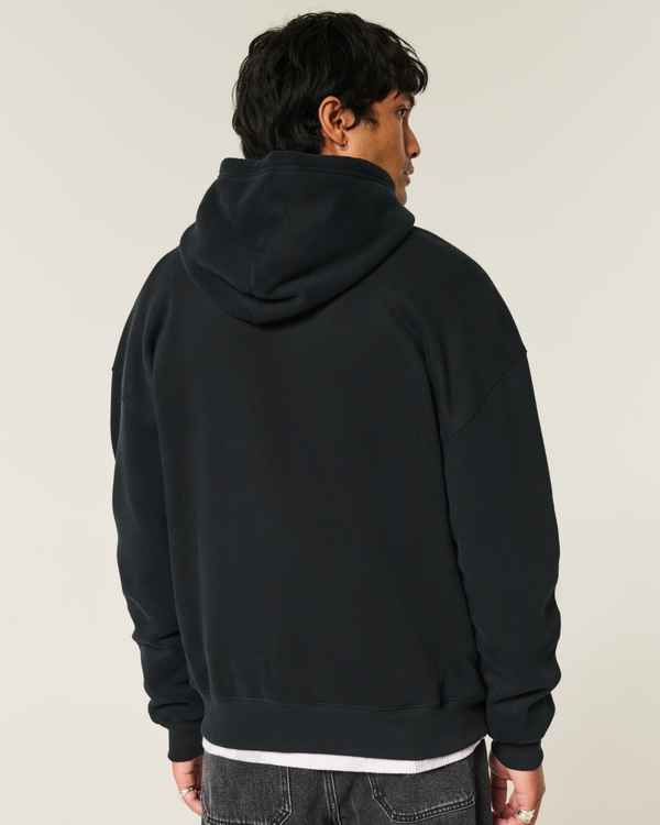 Boxy Hoodie, Black view 2