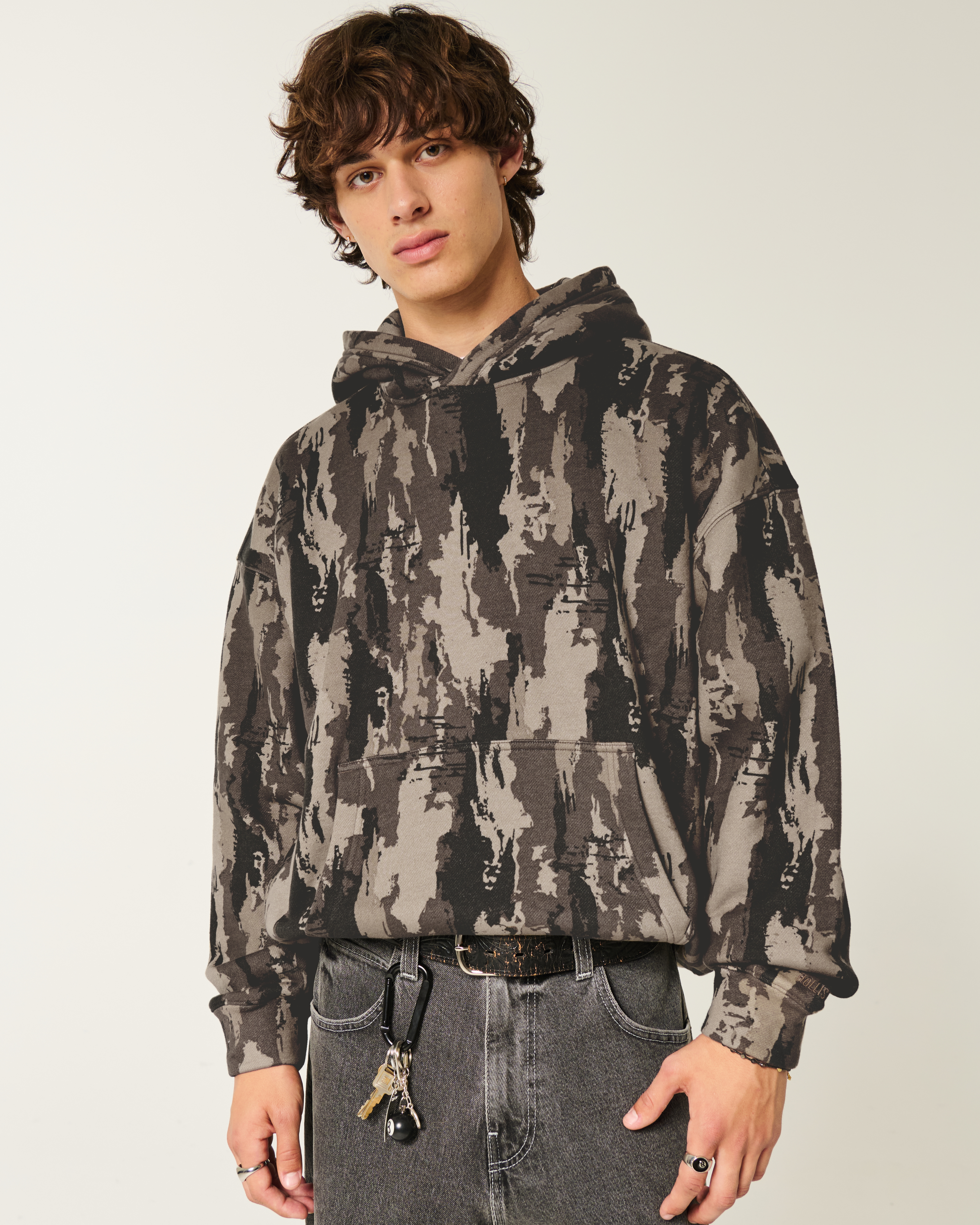 Boxy Camo Hoodie