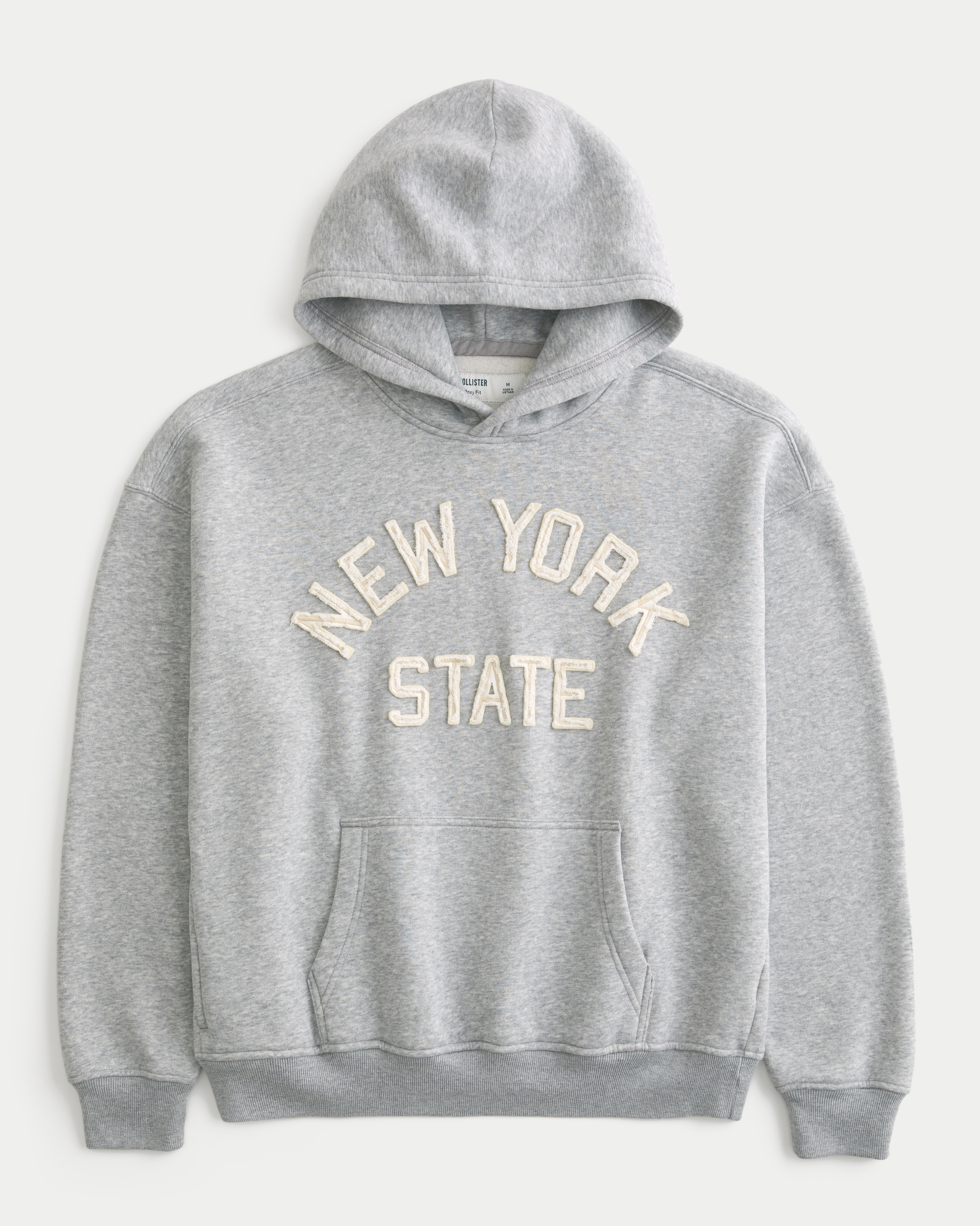 Boxy New York Graphic Hoodie