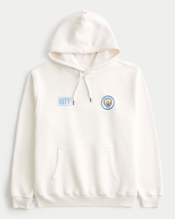 Relaxed Manchester City Graphic Hoodie