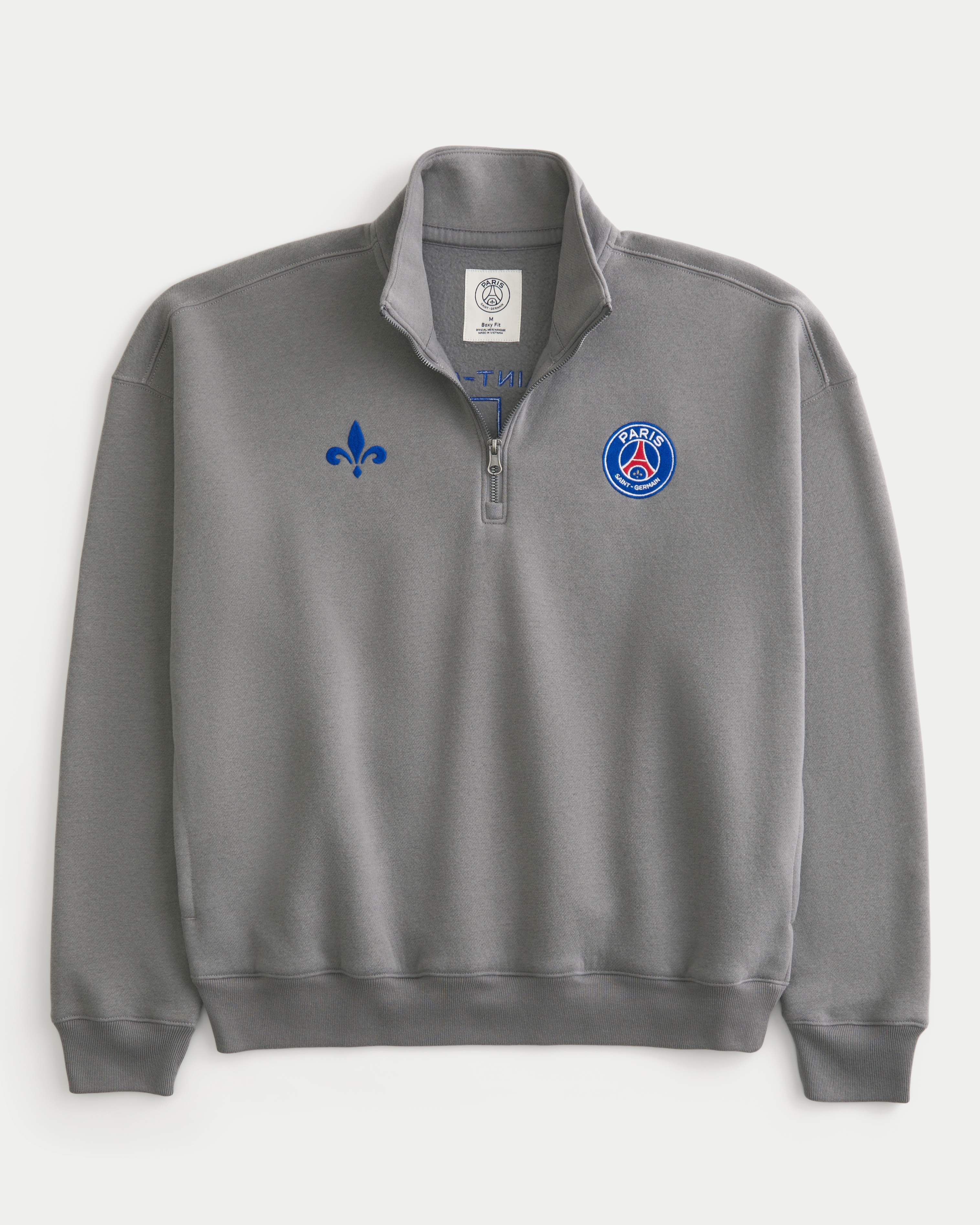 Paris Saint-Germain F.C. Graphic Quarter-Zip Sweatshirt