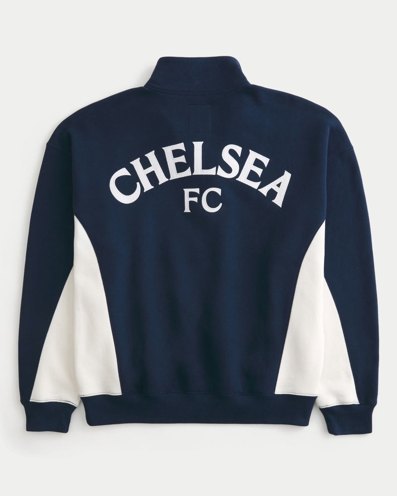 Men's Boxy Chelsea FC Graphic Hoodie | Men's Tops | HollisterCo.com