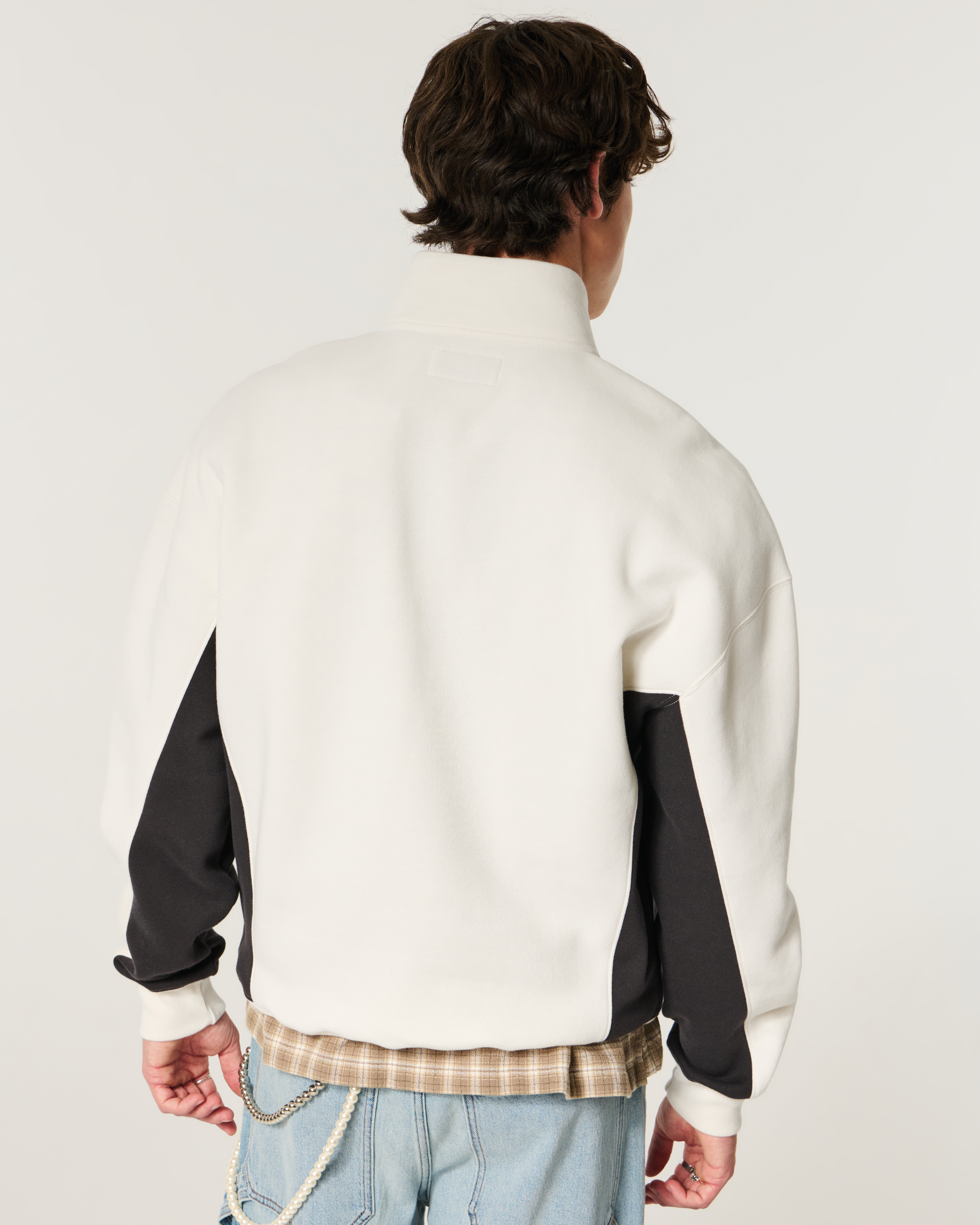 Hollister Real Madrid CF Graphic Quarter-Zip Sweatshirt at