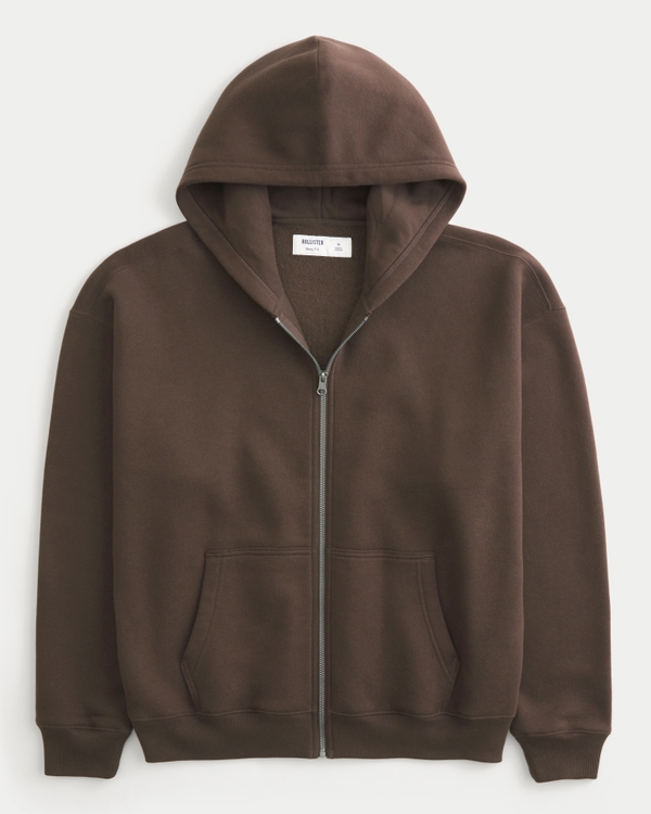 トップス Small Box Zip Up Hooded Sweatshirt Brown Supreme Small Box Drawcord Zip Up Hooded Sweatshirt (FW22) - $158