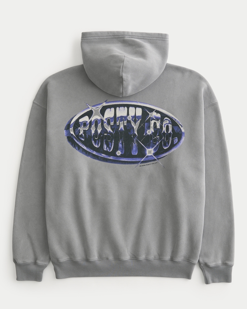 Men's Boxy Post Malone Graphic Hoodie | Men's Tops | HollisterCo.com