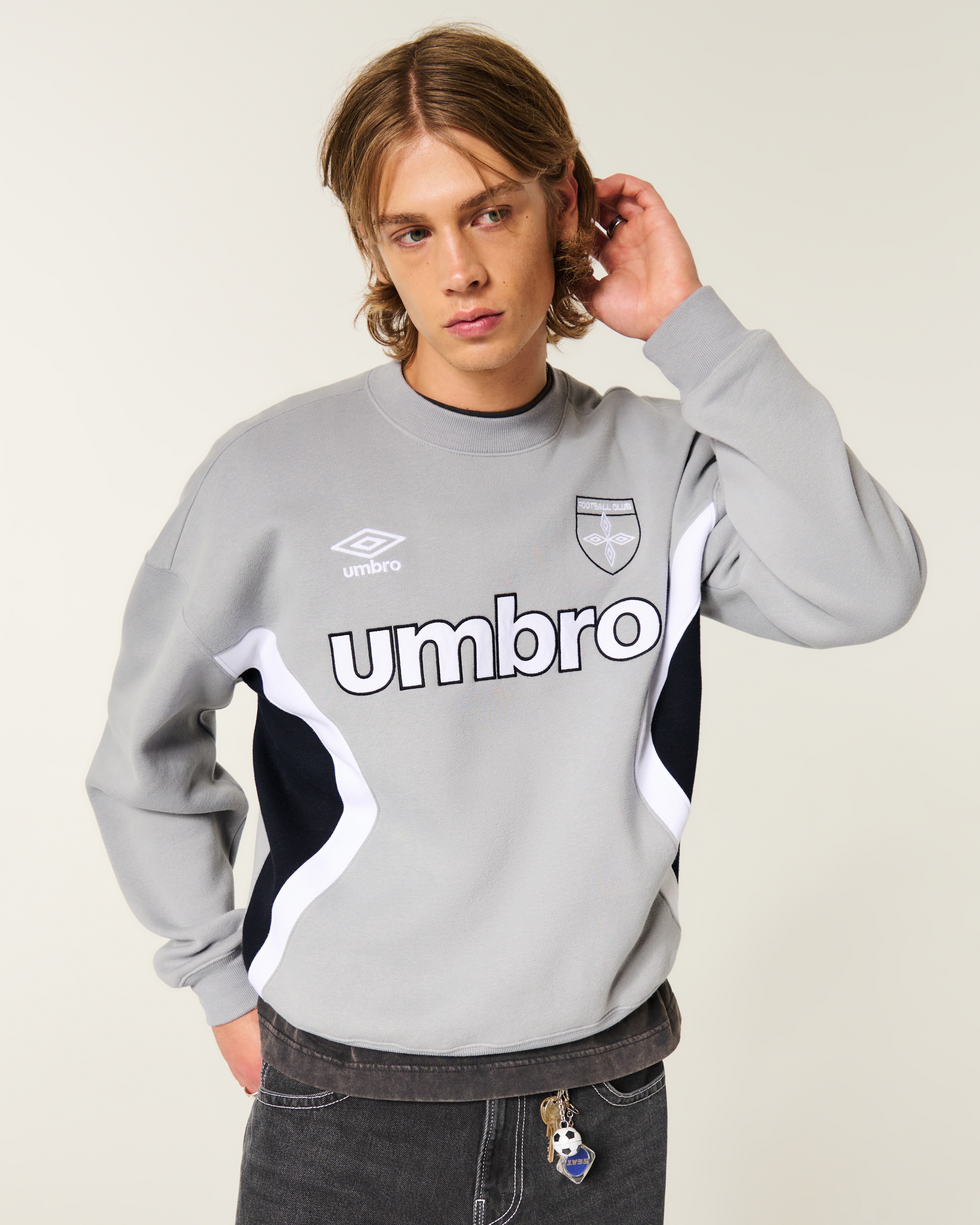 Boxy Umbro Graphic Crew Sweatshirt