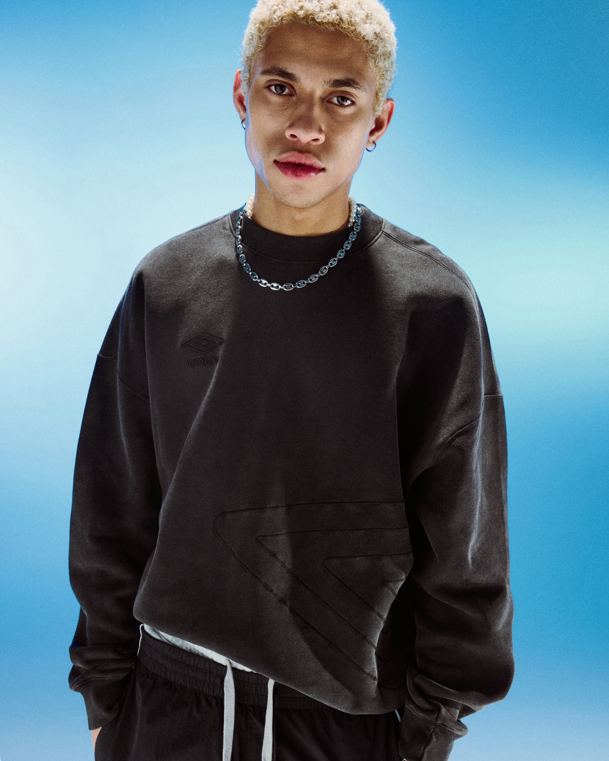 Boxy Umbro Graphic Crew Sweatshirt