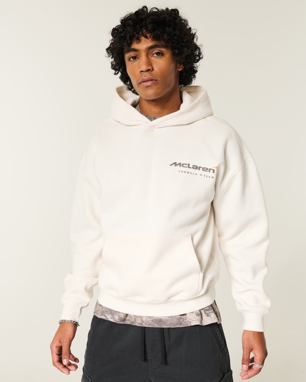 McLaren Formula 1 Team Graphic Hoodie, Cream view 1