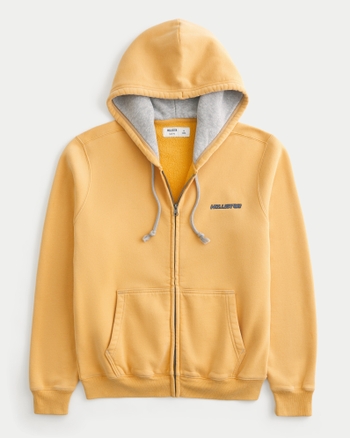 Zip-Up Logo Hoodie