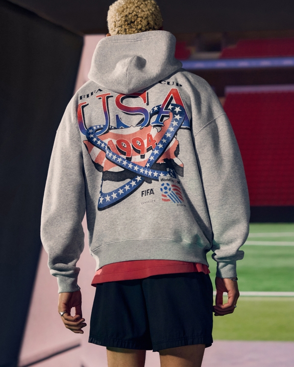 1994 FIFA World Cup™ USA Graphic Hoodie, Heather Gray view 1